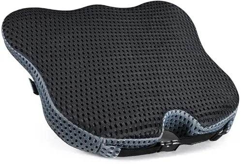 Dreamer Car wedge-shaped memory foam car seat cushion for better visibility and back support