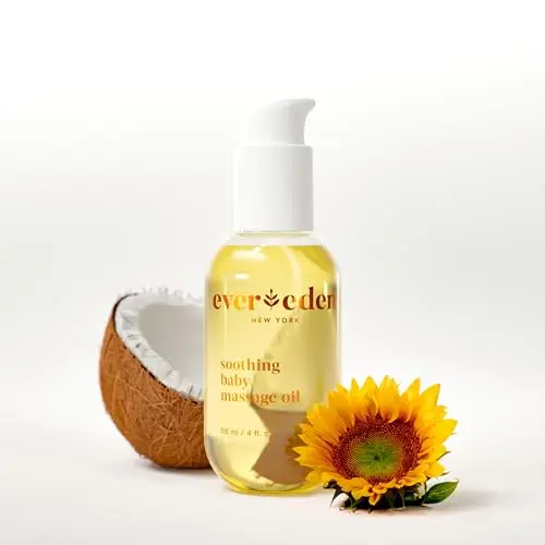 Evereden Soothing Baby Massage Oil with superfood oils