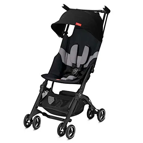 GB Pockit+ All-Terrain travel stroller folded compactly