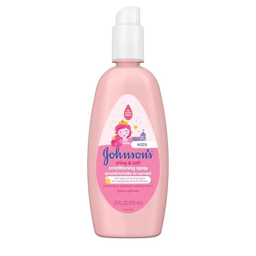 Johnson's Kids Shiny & Soft Hair Conditioning Spray bottle