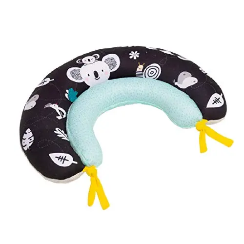 Taf Toys 2-in-1 tummy time cushion with panda design and two developmental stages