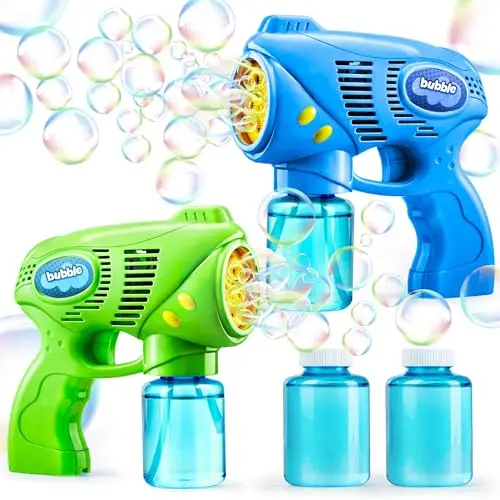 JOYIN bubble guns set with two bubble blasters