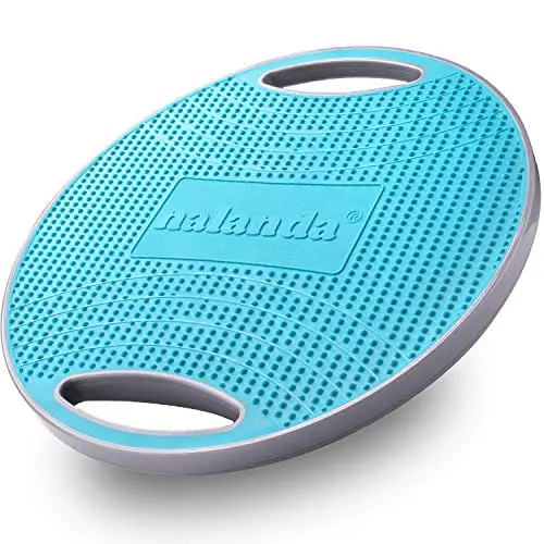 NALANDA plastic balance board with non-slip TPE surface