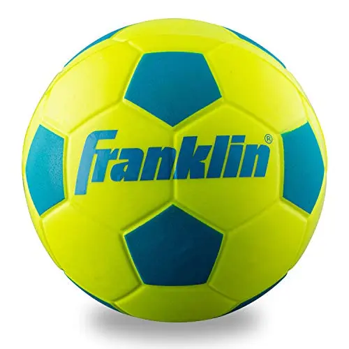 Franklin Sports bright colored foam soccer ball perfect for kids