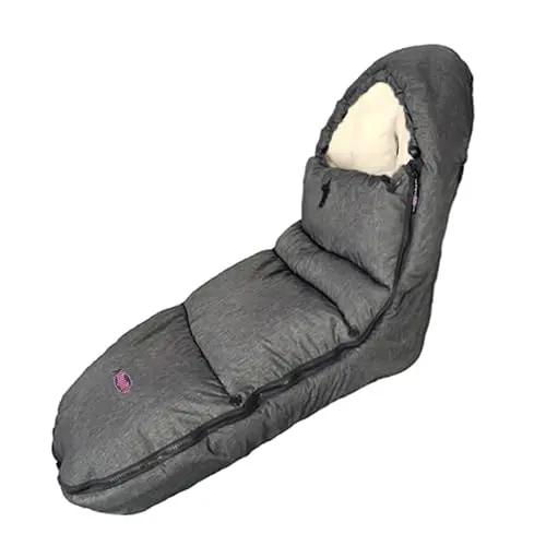 Funlife waterproof stroller footmuff with removable front section