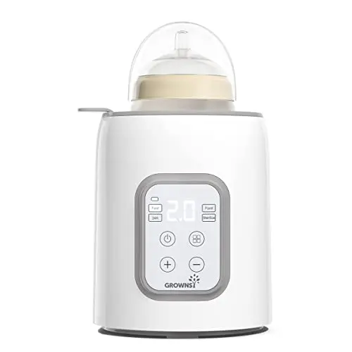 GROWNSY 8-in-1 baby bottle warmer with timer and multiple functions
