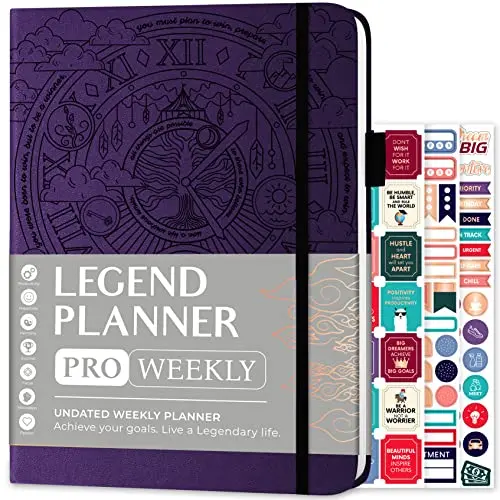 Legend Planner PRO deluxe life organizer in dark purple