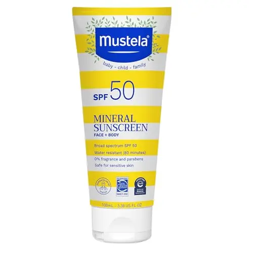 Mustela Baby Mineral Sunscreen lotion bottle