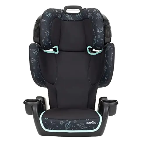 Evenflo GoTime LX booster car seat in Astro Blue