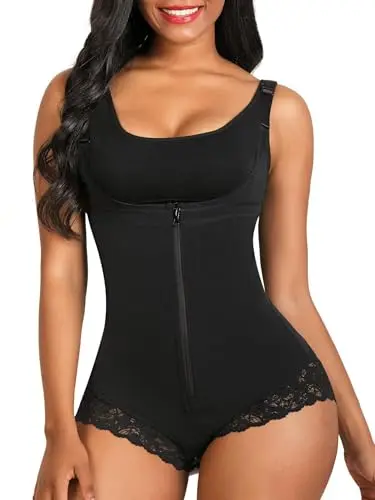 SHAPERX Fajas Colombianas shapewear bodysuit for mom pooch