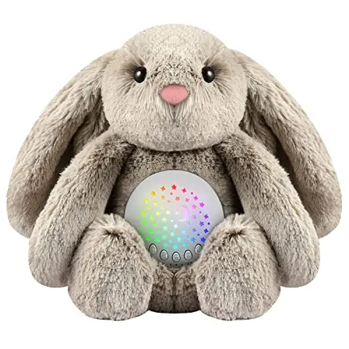 BEREST bunny sleep soother with star projector and night light