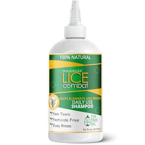 NatulabUSA lice combat shampoo with tea tree oil