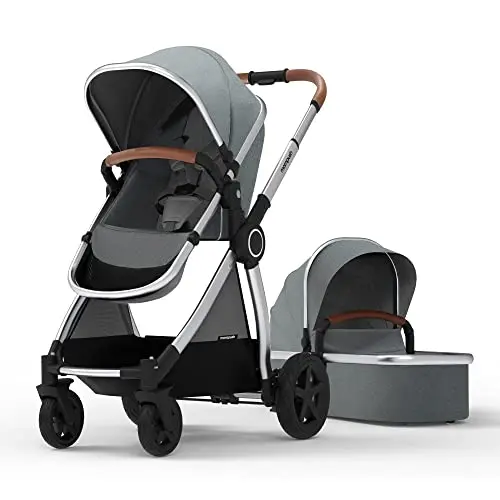 Mompush Ultimate 2 double stroller with reversible seat