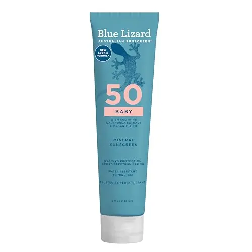 Blue Lizard Baby Mineral Sunscreen lotion bottle