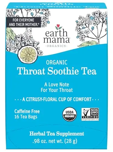 Earth Mama Organic Throat Soothie Tea for kids