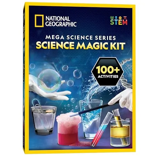National Geographic Science Magic Kit with multiple experiment components