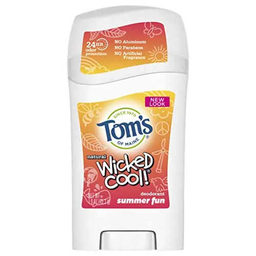 Tom's of Maine kids deodorant stick in summer fun scent