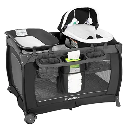 Pamo Babe 4-in-1 Playard with diaper changer