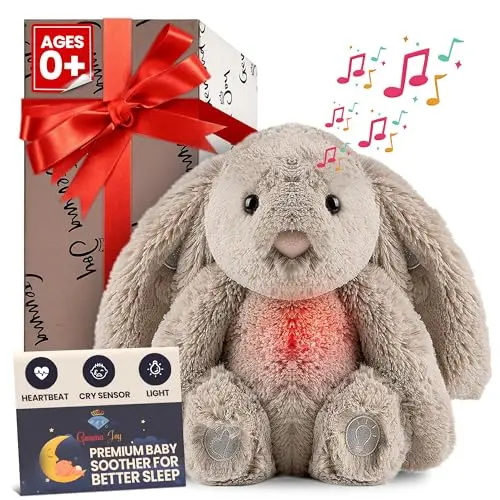 Gemma Joy bunny cry activated sleep soother for babies