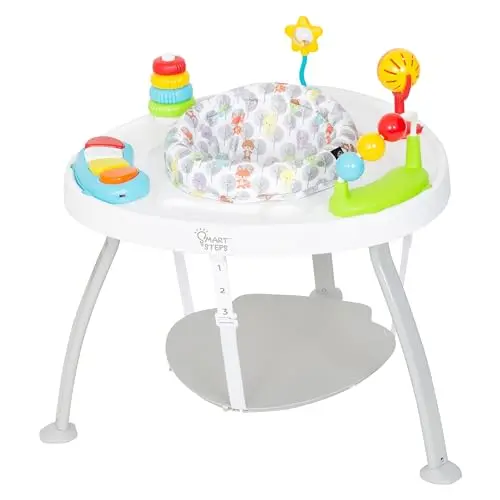 Smart Steps Bounce N' Play activity center in Woodland Walk theme with convertible design