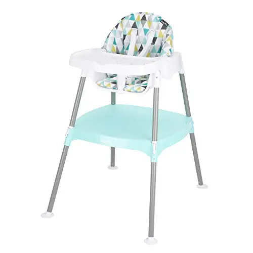 Evenflo 4-in-1 convertible high chair with prism triangles pattern