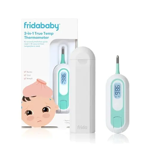 Frida Baby 3-in-1 digital thermometer for rectal, oral, and underarm use
