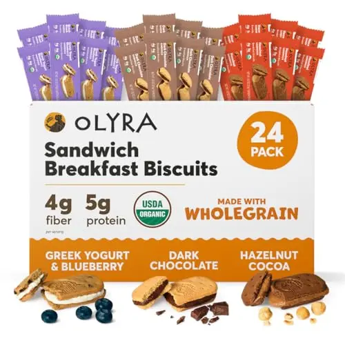 Olyra Variety Pack Sandwich Breakfast Biscuits with ancient grains