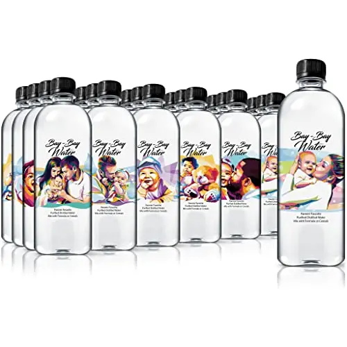Bay Bay Water purified distilled water in BPA-free bottles for baby formula