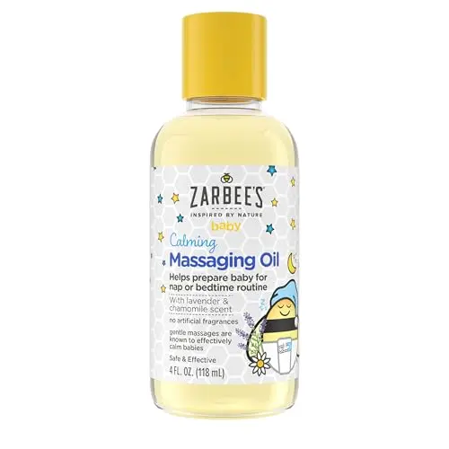 Zarbee's Baby Massage Oil with lavender and chamomile