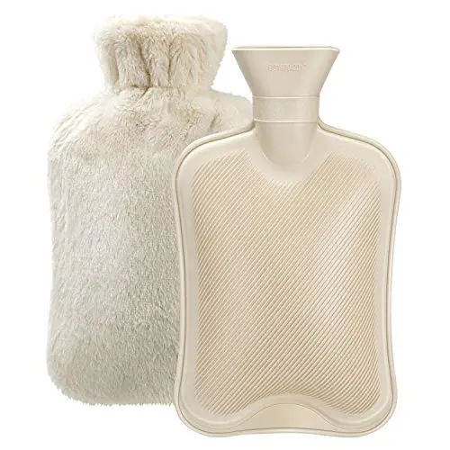 Fythao rubber hot water bottle for cramps and pain relief