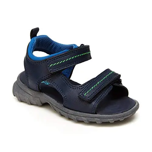 Carter's toddler boy active sandals with two-strap design in navy
