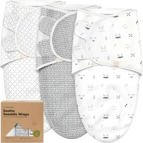 KeaBabies organic baby swaddle sleep sacks