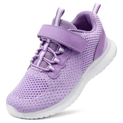 RUNSIDE kids athletic sneakers in purple color