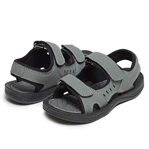 Skysole toddler sandals with double adjustable straps in black