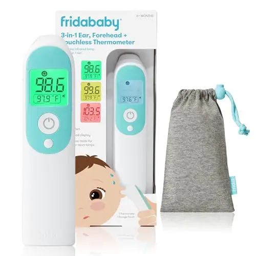 Frida Baby infrared thermometer for ear, forehead, and touchless use