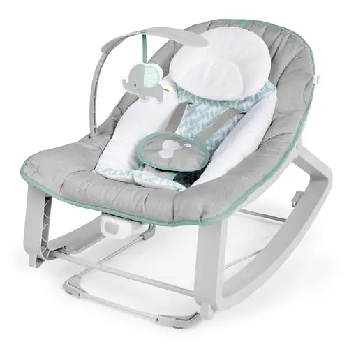 Ingenuity Keep Cozy 3-in-1 baby bouncer in weaver color