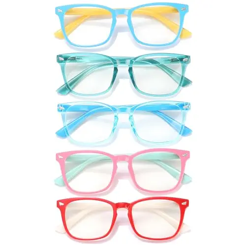 CHEERS DEVICES kids blue light blocking glasses multi-pack