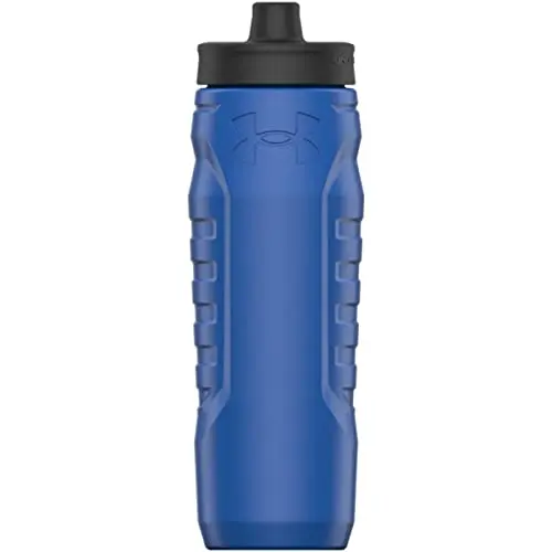 Under Armour 32oz Sideline Squeeze water bottle in royal blue