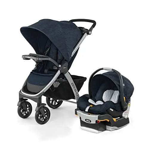 Chicco Bravo 3-in-1 travel system with stroller and infant car seat