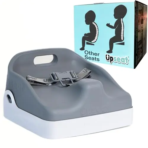 Upseat Boost ergonomic toddler booster seat in gray
