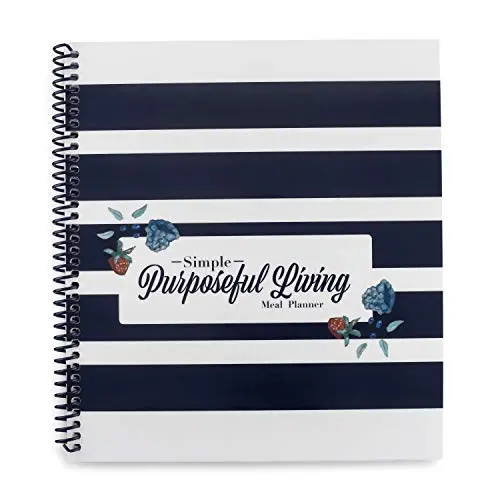 Simple Purposeful Living weekly meal prep planner notebook