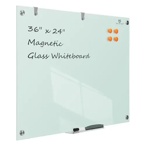 TSJ OFFICE frameless glass dry-erase board wall mounted