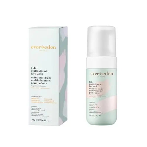 Evereden Kids Face Wash bottle with multi-vitamin formula