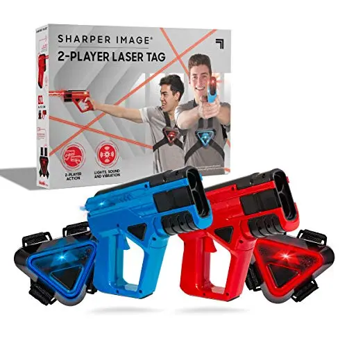 Sharper Image 2-player laser tag set with armor vests