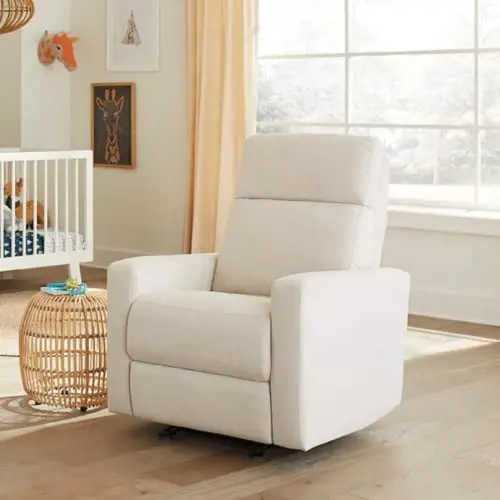 Nurture& The Glider Premium Power Recliner in ivory