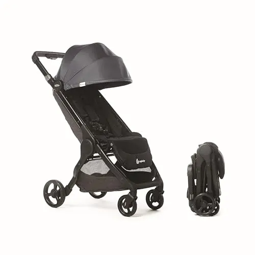 Ergobaby Metro+ compact stroller with flat recline and compact fold