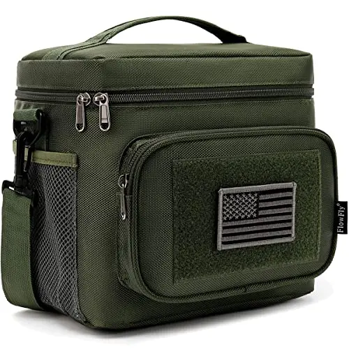 FLOWFLY tactical lunch bag in army green
