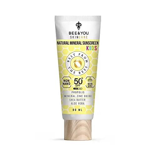 Bee and You kids mineral sunscreen with bee propolis