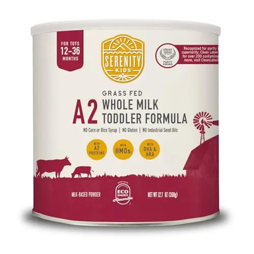 Serenity Kids A2 whole milk toddler formula powder