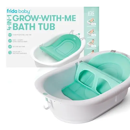 Frida Baby 4-in-1 grow-with-me bathtub with removable sling